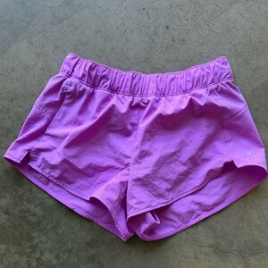 Women’s Athletic Shorts in Bright Purple